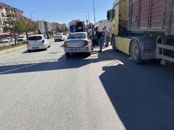 Konya’da 3 araçlı zincirleme kaza: 3 yaralı