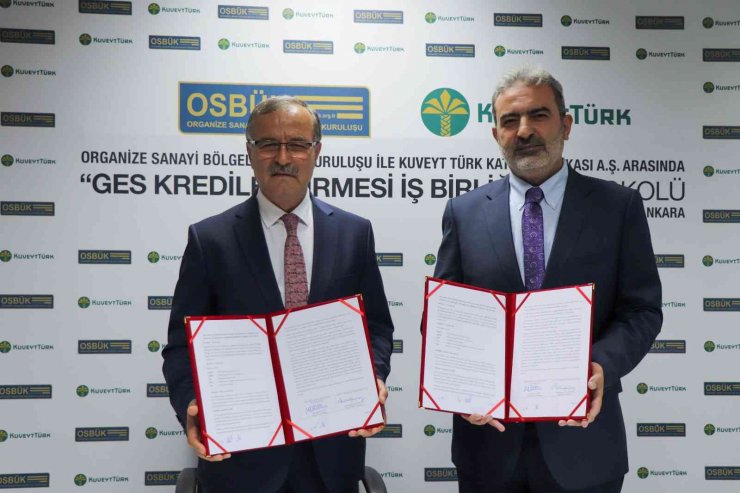 OSBÜK VE Kuveyt Türk’ten OSB’lerde GES yatırımlarını destekleyecek protokol