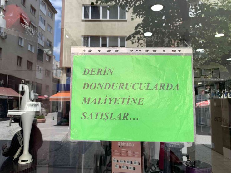 Bayram öncesi satılmayan derin dondurucular indirime girdi