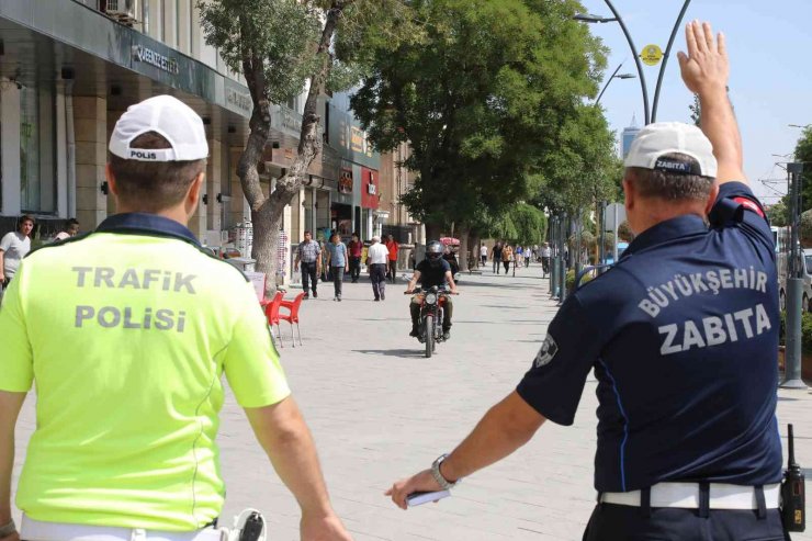 Büyükşehir ve Emniyet Müdürlüğünden yaya güvenliği denetimi