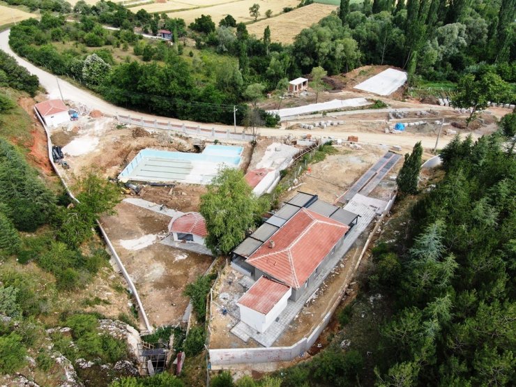 İnönü Yukarı Ilıca Havuz ve Ilıca Park Piknik Alanında sona yaklaşıldı