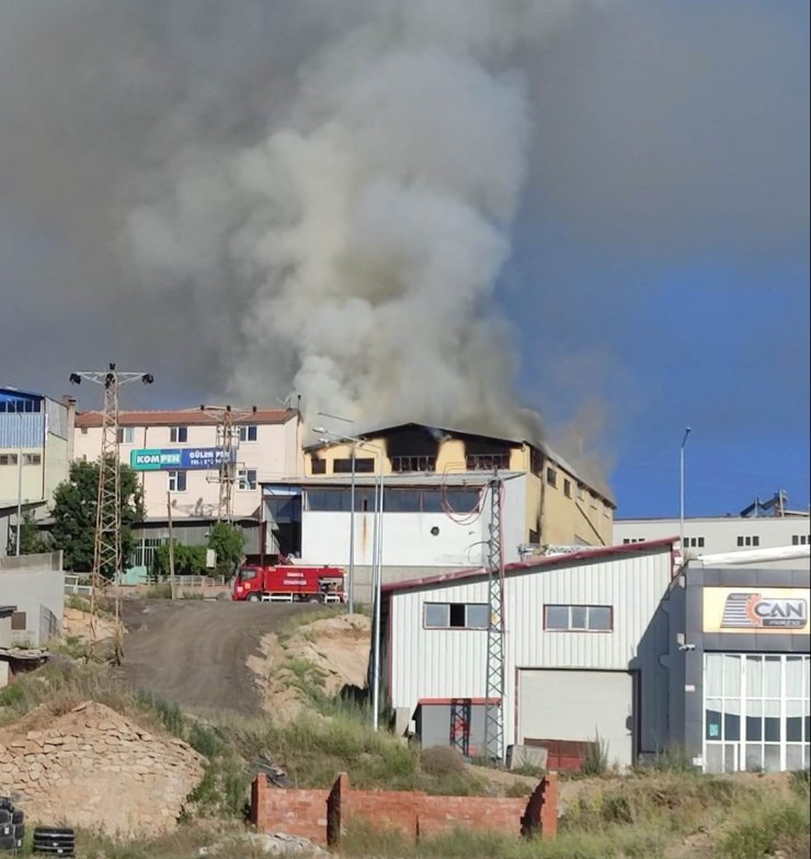 Konya’da silah fabrikasında yangın