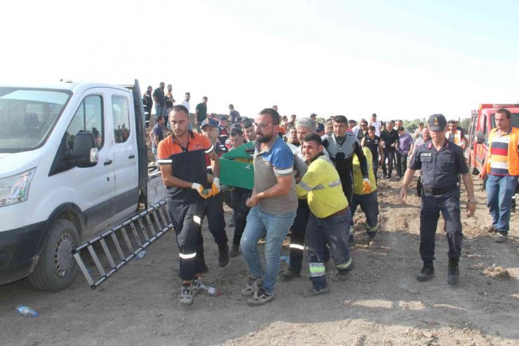 Konya’da gölete düşen iş makinesinin operatörü hayatını kaybetti