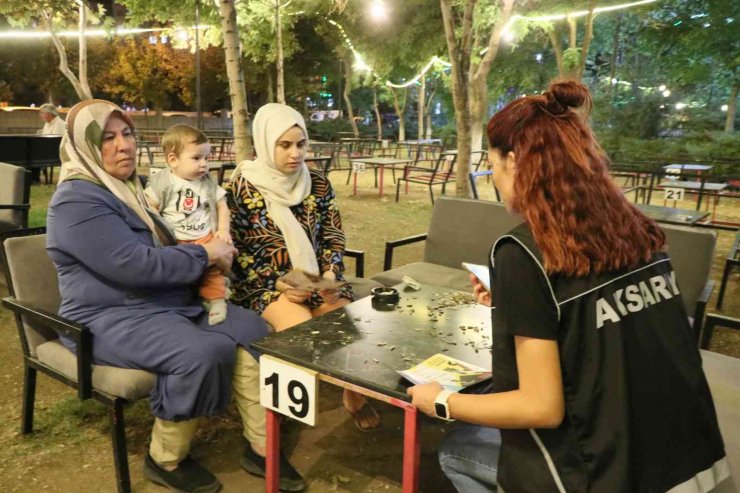 Kadın narkotik polisleri annelere "UYUMA" projesini anlattı