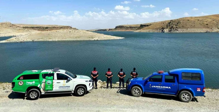 Aksaray’da jandarma boğulmalara karşı teyakkuzda