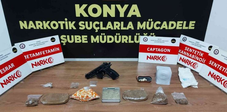 Konya’da uyuşturucu operasyonu: 13 tutuklama