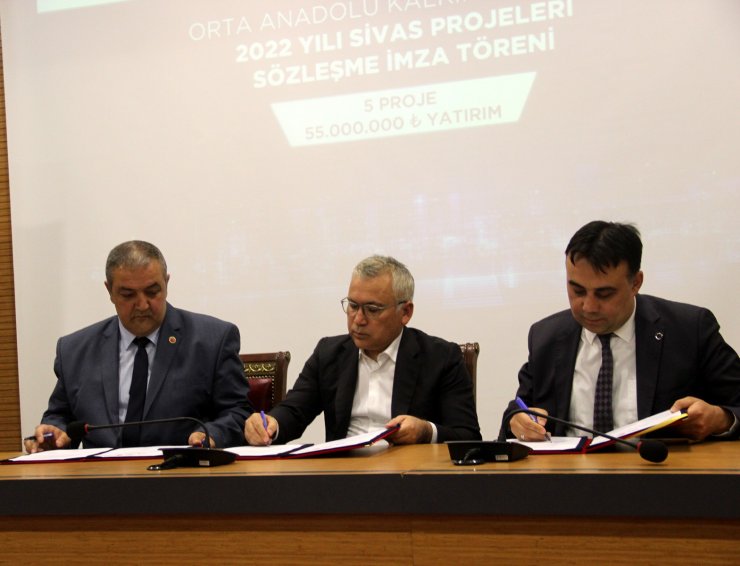 Sivas’ta 55 milyon TL yatırım sağlayacak 5 proje destek almaya hak kazandı