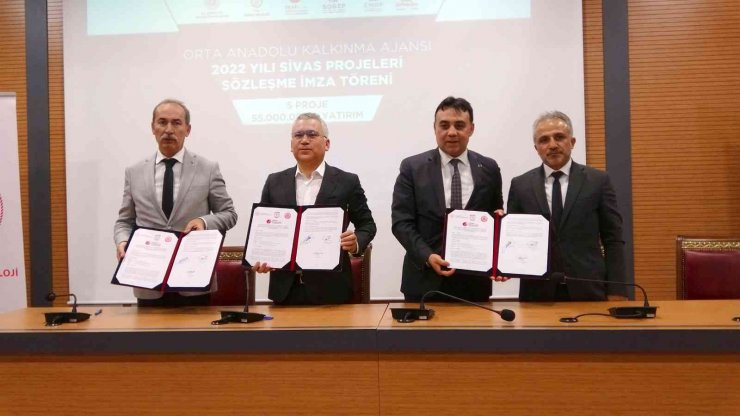 Sivas’ta 55 milyon TL yatırım sağlayacak 5 proje destek almaya hak kazandı