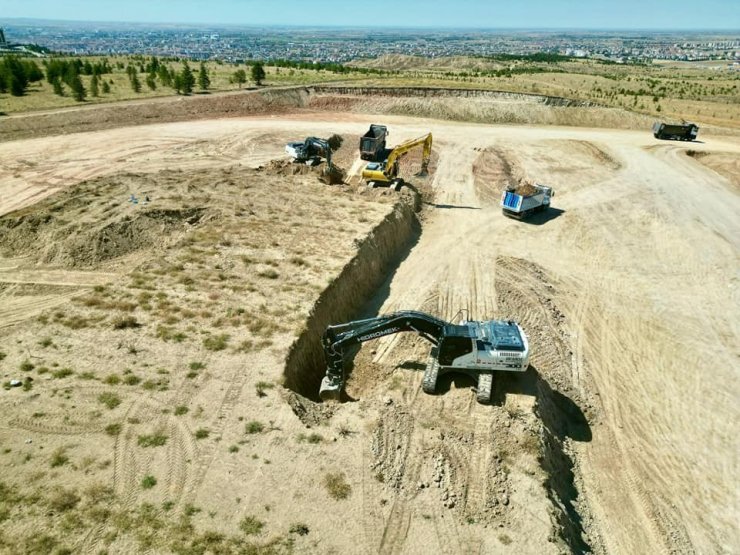 Aksaray’da yeni şehir mezarlığının yapımına başlanıldı