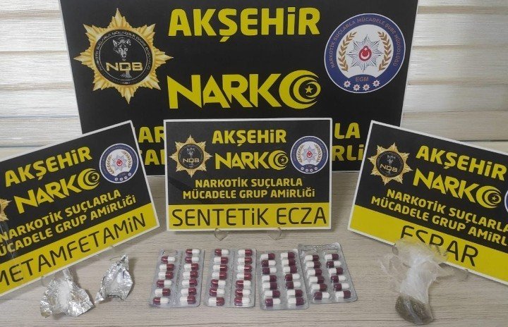 Akşehir’de uyuşturucu operasyonu: 14 gözaltı