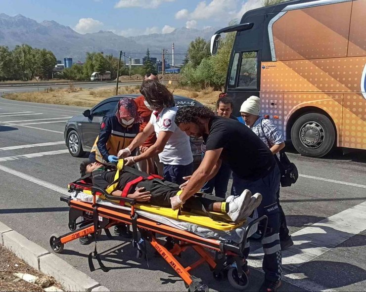 Konya’da zincirleme trafik kazası: 3 yaralı