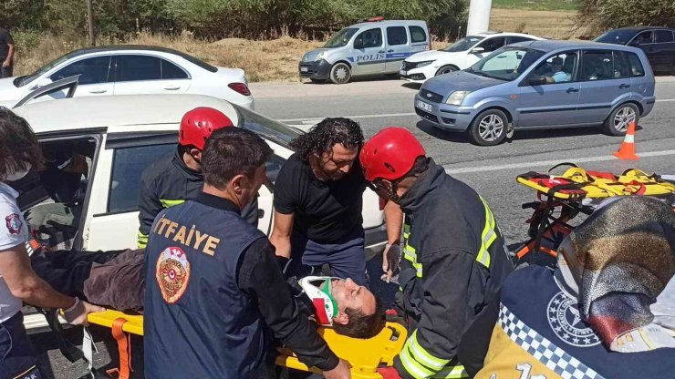 Konya’da zincirleme trafik kazası: 3 yaralı