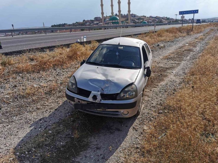 Kontrolden çıkan otomobil şarampole devrildi: 1 yaralı