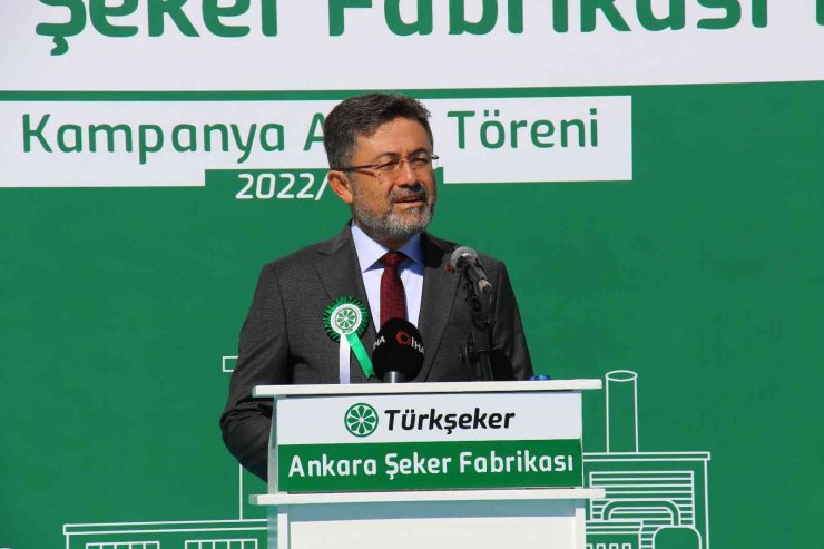 Türkşeker, Ankara’da pancar alım töreni düzenledi