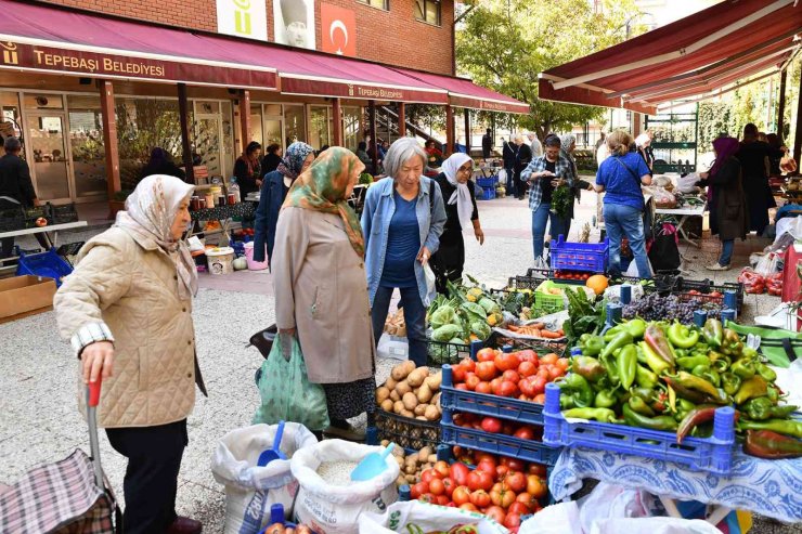 Tepebaşı’nın desteği ile emeklerine sahip çıkıyorlar