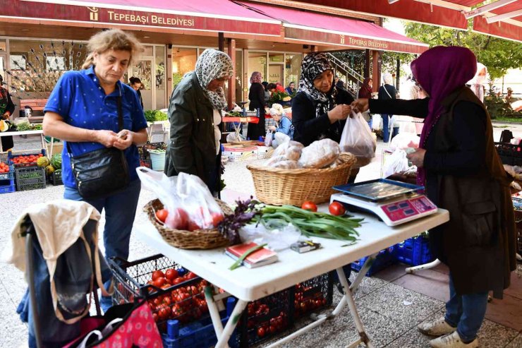 Tepebaşı’nın desteği ile emeklerine sahip çıkıyorlar