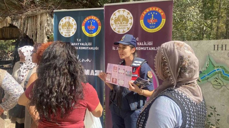 Jandarmadan Ihlara Vadisi’nde KADES eğitimi