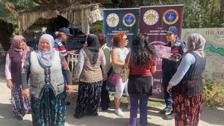 Jandarmadan Ihlara Vadisi’nde KADES eğitimi