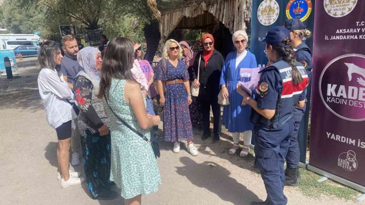 Jandarmadan Ihlara Vadisi’nde KADES eğitimi