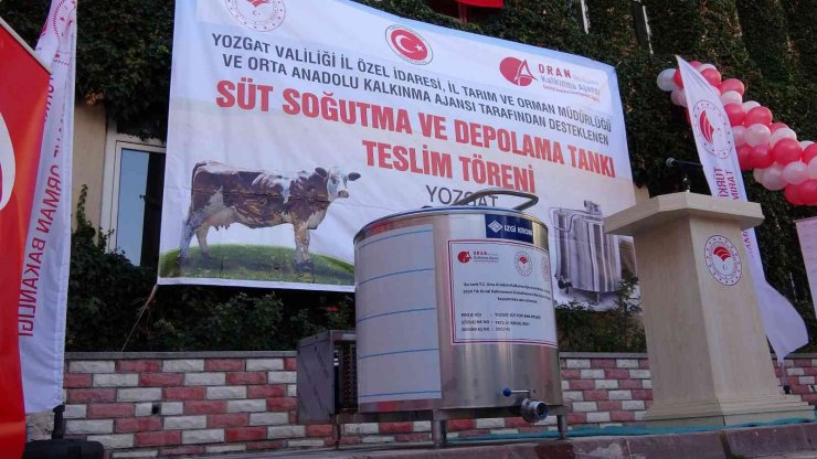 Yozgat’ta 116 adet süt soğutma ve depolama tankı dağıtıldı