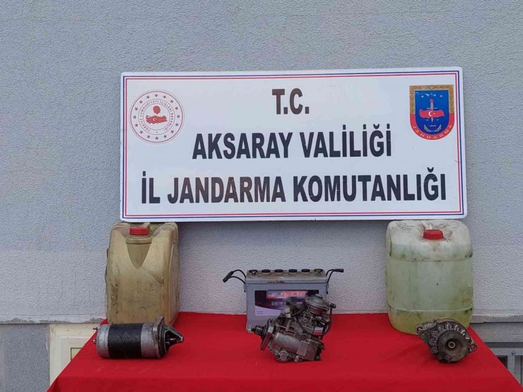 Tarladan malzeme çalan hırsız JASAT’tan kaçamadı