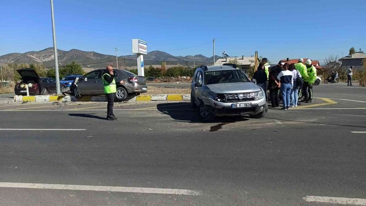 Konya’da trafik kazası: 2 yaralı