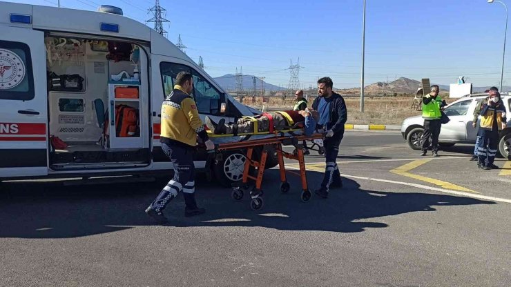 Konya’da trafik kazası: 2 yaralı