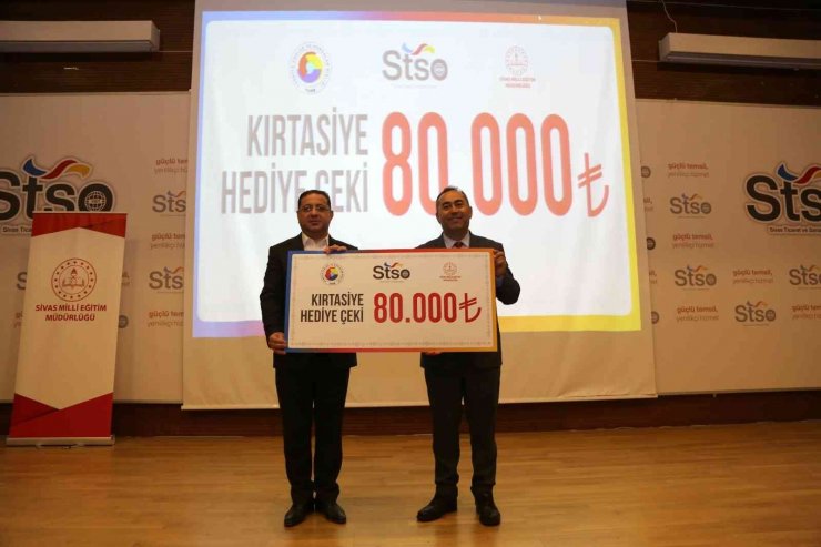 STSO, öğrencilere kırtasiye malzemesi hediye etti