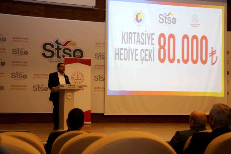 STSO, öğrencilere kırtasiye malzemesi hediye etti