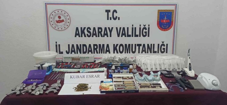 Uyuşturucu taciri sahte hekimin ruhsatsız diş kliniği, profesyonel hastaneyi aratmadı