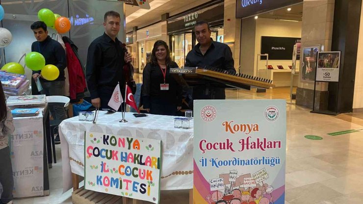 Konya’da "Dünya Çocuk Hakları Günü" farkındalık etkinliği