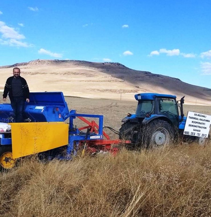 Kulu’da arpa ve buğdaya alternatif deneme amaçlı ketencik ekimi başladı