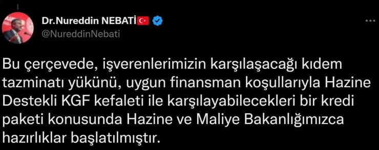 İşverenlerin EYT’de kıdem tazminatı yükünü karşılayabilecekleri kredi paketi için hazırlıklar başladı