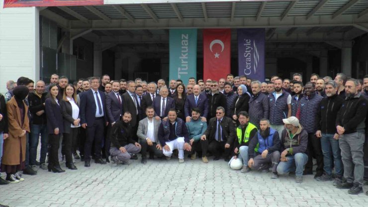 Turkuaz Seramik’in yeni fabrikası açıldı