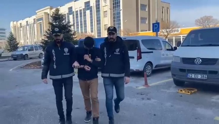 Konya’da suç makinesi hırsız yakalandı