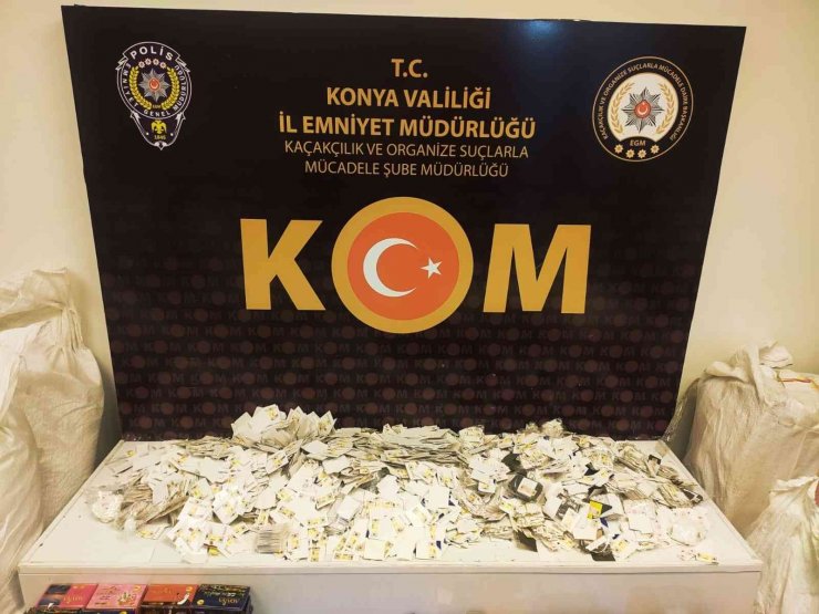 Konya’da polis kaçakçılara göz açtırmadı: 3 gözaltı