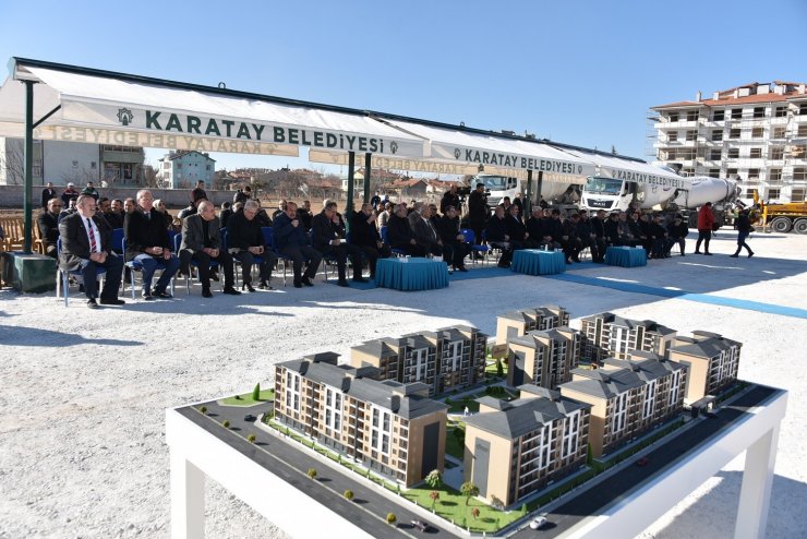 Karatay’da Akasya Park Konut Yapı Kooperatifi’nin temeli atıldı