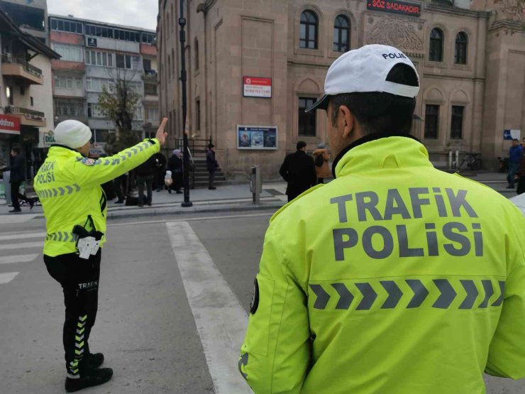 Aksaray’da "Yaya Önceliği" denetimleri sürüyor