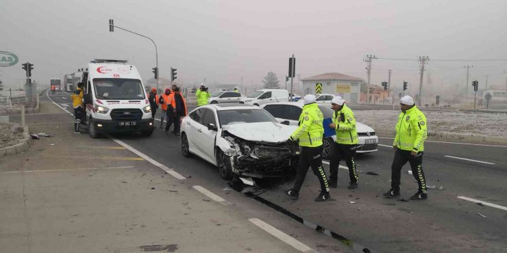 Aksaray’da taziye dönüşü kaza: 4 yaralı