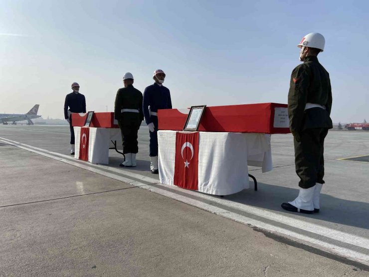 Konya’da kazada şehit olan askerlerin cenazeleri memleketlerine gönderildi