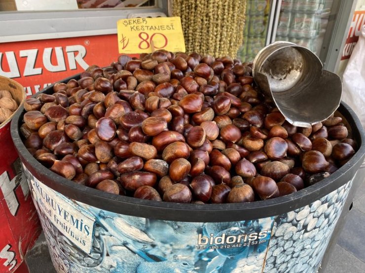 80 TL’lik kestane yoğun ilgi görüyor