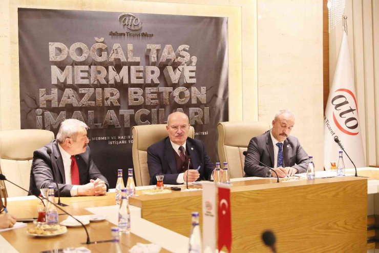 ATO Başkanı Baran: "Mesleki eğitim, doğal taş sektörünün katma değerli ihracatını artırır"