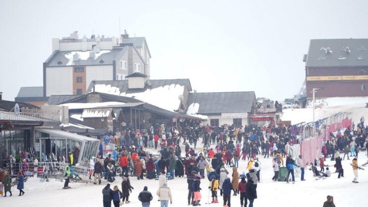 Erciyes otelleri sömestire dolu girdi