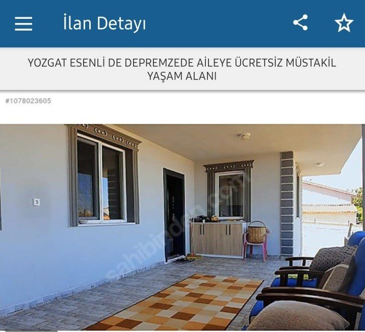 Depremzedelerin ücretsiz konaklayabileceği ev ilanları verilmeye başlandı