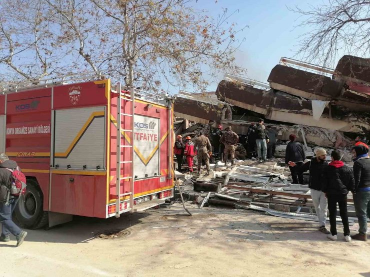 Konya Organize Sanayi Bölgesi’nde deprem bölgesine yardım seferberliği