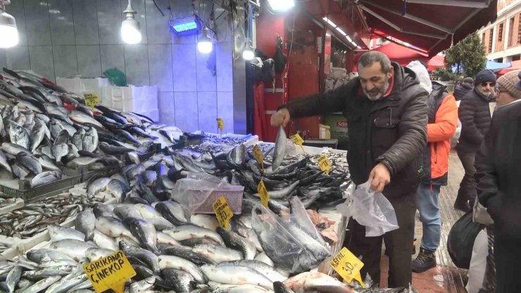 Karadeniz’deki fırtına balık avını aksattı, tezgahlar buzhane balıklarına kaldı