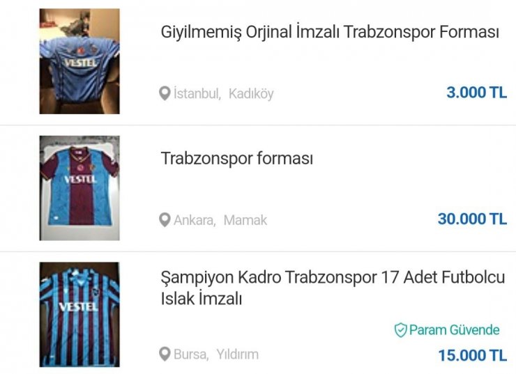 Taraftarlar depremzedeler için futbolcu imzalı formalarını satışa çıkardı