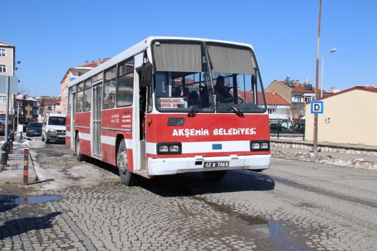 Akşehir Belediyesi’nden depremzedeler için ücretsiz servis