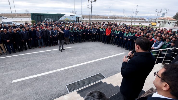 Karatay Belediyesinden Hatay’da görev yapan personele teşekkür