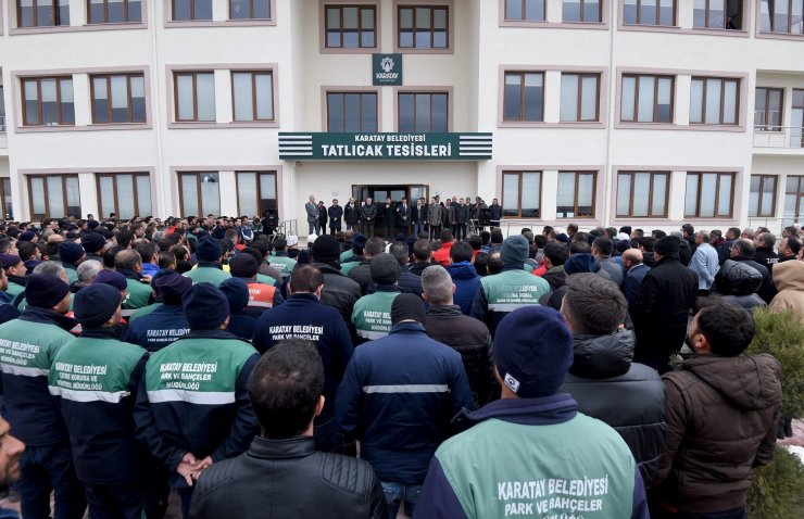 Karatay Belediyesinden Hatay’da görev yapan personele teşekkür